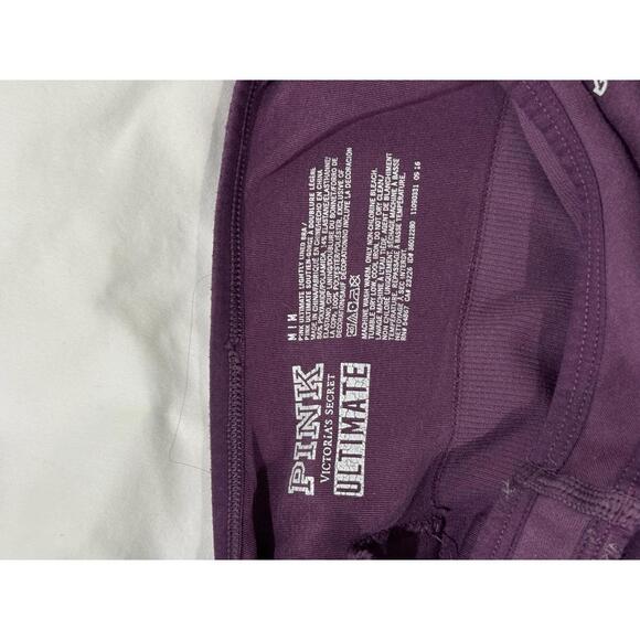 PINK Victoria’s Secret Pink & Purple Ultimate Padded Sports Bra Set- Size Medium - Picture 8 of 9